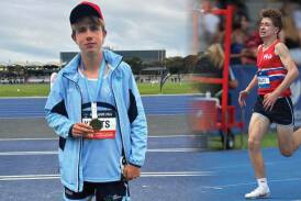 Harry Keats starred at the recent Australian Little Athletics Championships in Adelaide. Pictures supplied